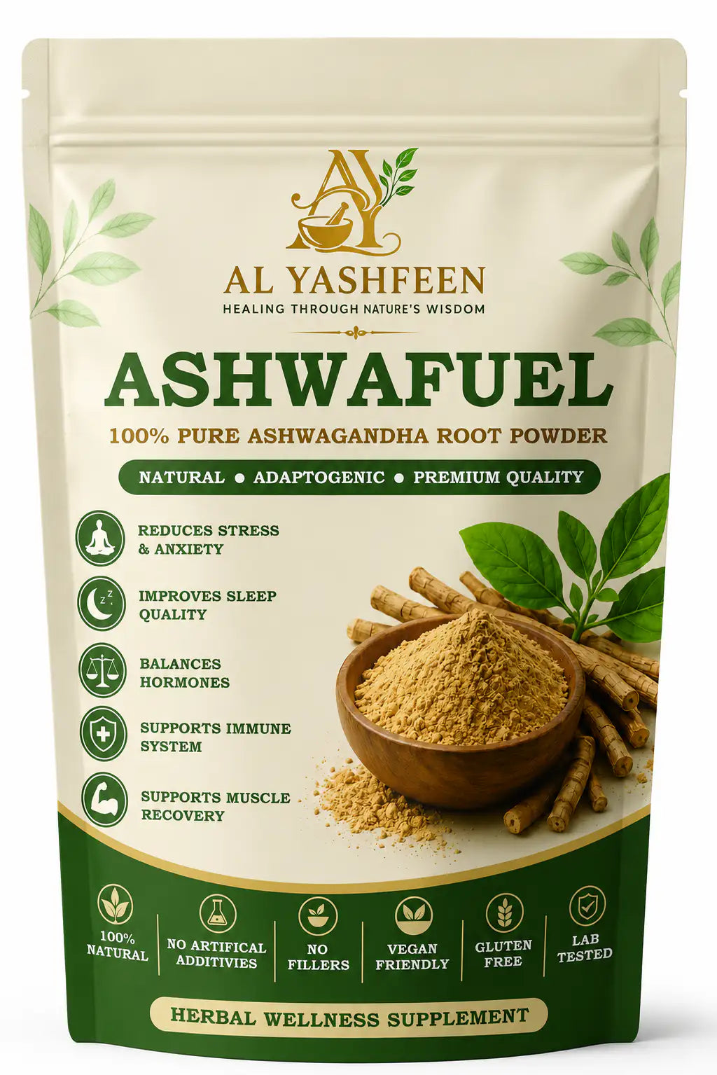 Al Yashfeen AshwaFuel standing pouch