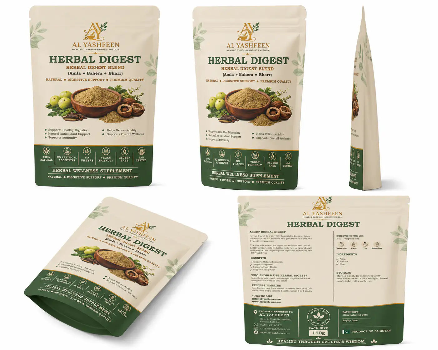 Herbal Digest Blend – Organic Digestive Support ⭐⭐⭐⭐⭐